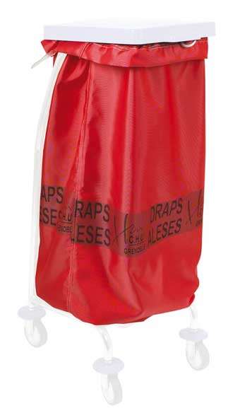 Image de SAC A LINGE 65L POLYESTER 130g/m² FD PLAT 95/65cm  ROUGE UNI