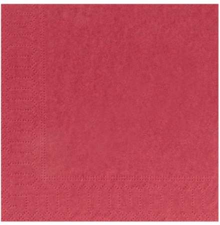 Image de SERVIETTE OUATE 20/20 2PLIS BORDEAUX COLIS DE 1800