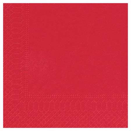 Image de SERVIETTE OUATE 20/20 2PLIS ROUGE COLIS DE 1800