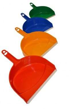 Image de PELLE PLASTIQUE 26cm ALIMENTAIRE BORD SOUPLE BLEUE
