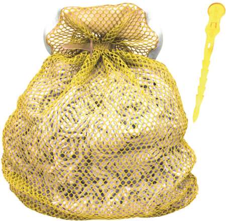 Image de FILET DE LAVAGE 60/90cm POLYESTER JAUNE FERMETURE FEROUFAC