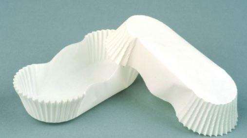 CAISSETTE PAPIER OVALE N°86 BLANCHE BOITE DE 1200