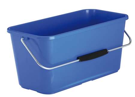 Image de SEAU 14L VITRES RECTANGULAIRE BLEU POUR MOUILLEUR 35cm