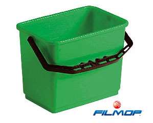 Image de SEAU 4L POLYPROPYLENE VERT AVEC ANSE ERGONOMIQUE