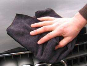 Image de LAVETTE MICROFIBRE 40/40cm TRICOT SOFT NOIRE SACHET DE 5