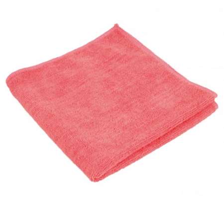 Image de LAVETTE MICROFIBRE 40/40cm MULTI 250g/m² ROUGE   PAQUET DE 5