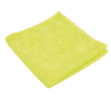 Image de LAVETTE MICROFIBRE 40/40cm MULTI 250g/m² JAUNE   PAQUET DE 5