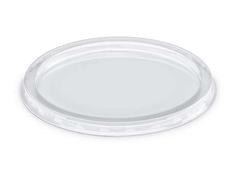 Image de COUVERCLE Rpet Ø122mm H8mm POUR POT TUSIPACK    COLIS DE 500