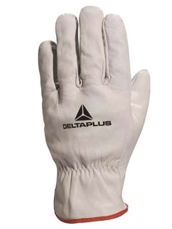 Image de GANT CUIR PLEINE FLEUR LISERE ROUGE TAILLE 10    LA PAIRE