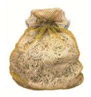 Image de FILET DE LAVAGE 40/60cm POLYESTER JAUNE FERMETURE FEROUFAC