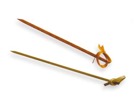 Image de BROCHETTE BAMBOU RUBAN 6cm PAQUET DE 100