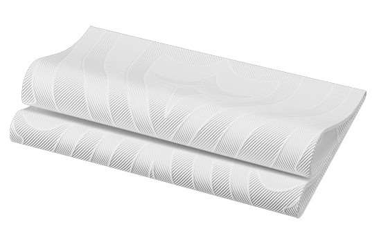 Image de SERVIETTE ELEGANCE 40/40 LILY BLANC COLIS DE 240