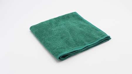 Image de LAVETTE MICROFIBRE BOUCLEE 40/40 PRESTA+ VERTE PAQUET DE 5