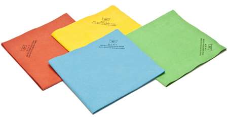 Image de LAVETTE MICROFIBRE NON-TISSEE 130gr/m² FACILITA+ JAUNE x5