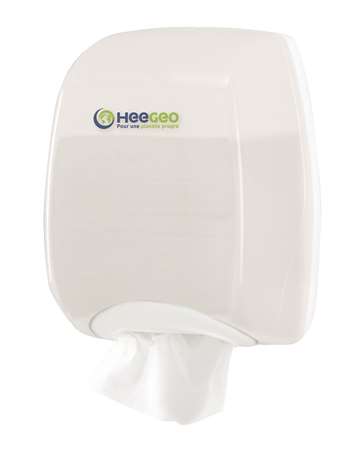 Image de DISTRIBUTEUR PAPIER TOILETTE HEEGEO BLANC PM VALEUR 20E