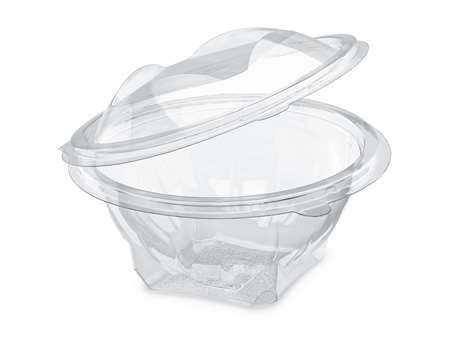 BOL SALADE 370cc TRANSPARENT COUV DECHIRABLE    SACHET DE 50