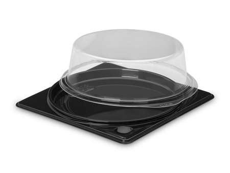 PART DE TARTE FOND NOIR 120/120/9mm+COUVERCLE   COLIS de 720