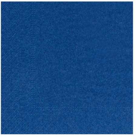 Image de SERVIETTE OUATE 20/20 2PLIS BLEU MARINE SACHET DE 100