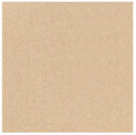 Image de SERVIETTE OUATE 30/30 2PLIS NATURE KRAFT SACHET DE 200