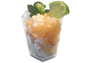 Image de MIGNARDISE VERRE HEXAGONAL 5cl SACHET DE 60