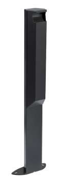 Image de CENDRIER SUR PIED 3L SANS SERRURE ARKEA GRIS MANGANESE