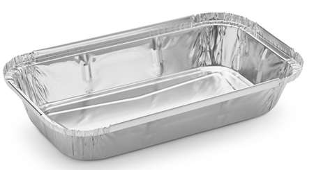 BARQUETTE ALU 670ml 219x127x33mm BORD DROIT    SACHET de 100