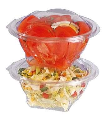 Image de BOL SALADE 500cc TRANSPARENT COUV DECHIRABLE SACHET DE 50