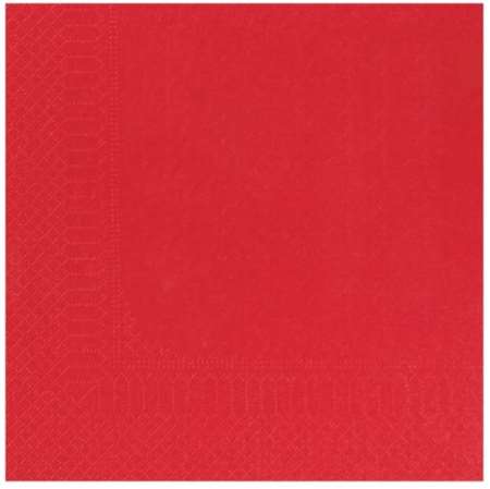 Image de SERVIETTE OUATE 39/39 2plis ROUGE SACHET DE 100