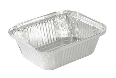 BARQUETTE ALU 450ml 142x116x41mm BORD DROIT    SACHET DE 100