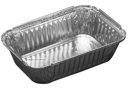 BARQUETTE ALU 850ml 197x132x48mm BA911 BORD DROIT x100