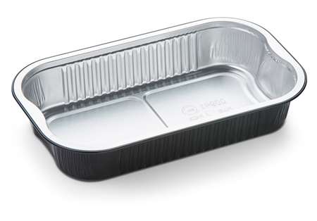 BARQUETTE ALU NOIRE 940cc R2C 234/138/43mm  SACHET DE 160