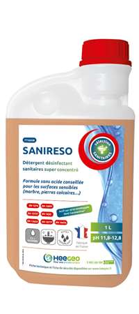 Image de SANIRESO DET.BACT.FONG.DESO.CONC.SANIT. FLACON DOSEUR 1L