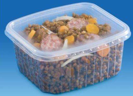 Image de BARQUETTE PP 450cc+COUV 138/98H61mm PACKCHALEUR SACHET DE 25