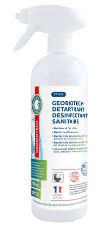 Image de GEOBIOTECH BIO-DETARTRANT DESINFEC.SANIT.ECOCERT Pulvé 750ml
