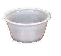 Image de POT A SAUCE 3cl  EVASE PSØ43 H30 TRANSLUCIDE  COLIS DE 2500