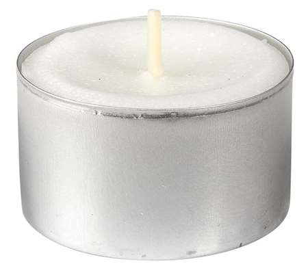 BOUGIE RECHAUD Ø39mm 8H BLANCHE       COLIS DE 200