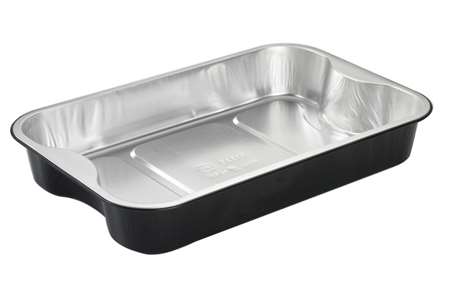 BARQUETTE ALU NOIRE 2000ml R2C 293/193/45mm     COLIS DE 400