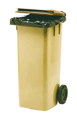 Image de SAC HOUSSE 120L NOIR RENFORCE 30µ COLIS DE 200