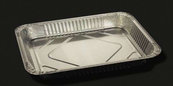 PLAT ALU GN 1/2 3600ml 322x262x60mm BORD ROULE  COLIS DE 100
