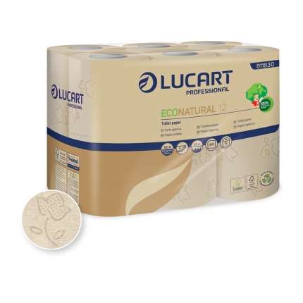 Image de PAPIER TOILETTE 2p ROULEAU 200f ECONATURAL    COLIS de 96