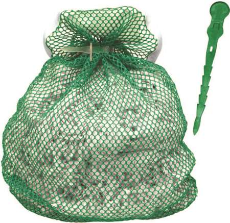 Image de FILET DE LAVAGE 40/60cm POLYESTER VERT FERMETURE FEROUFAC