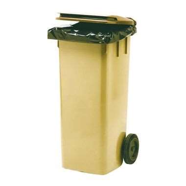 Image de SAC HOUSSE 120L NOIR RENFORCE 35µ COLIS DE 100