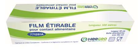 FILM ALIMENTAIRE 300mm/300m BOITE CARTON DISTRIBUTRICE