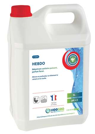 Image de HEBDO DETARTRANT SANITAIRE PUISSANT BIDON DE 5L