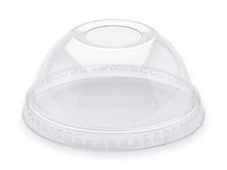 Image de COUVERCLE DOME A TROU Ø78 P/GOBELET 25/30cl    SACHET DE 50