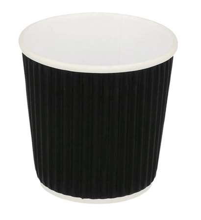 Image de GOBELET CARTON 12cl DOUBLE PAROI NOIR COLIS DE 1000