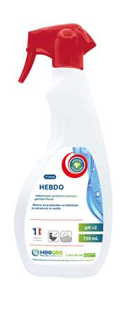Image de HEBDO DEGRAISSANT ACIDE SANITAIRES PULVE DE 750 ml