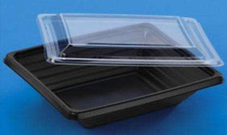 Image de BOITE PYRAMIPACK NOIRE 250cc 125/125/100mm+COUV COLIS DE 400