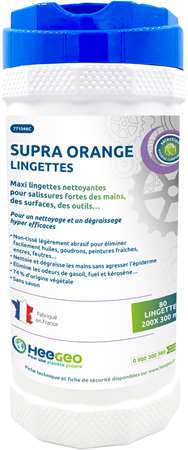 Image de SUPRA ORANGE POT DE 80 LINGETTES ATELIER 25/30