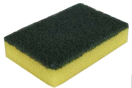 Image de EPONGE SYNTHETIQUE+ ABRASIF VERT 95x64x25cm SACHET DE 10